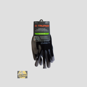 Guantes Truper de Nylon con Recubrimiento de Poliuretano – Alta Sensibilidad (Talla G)